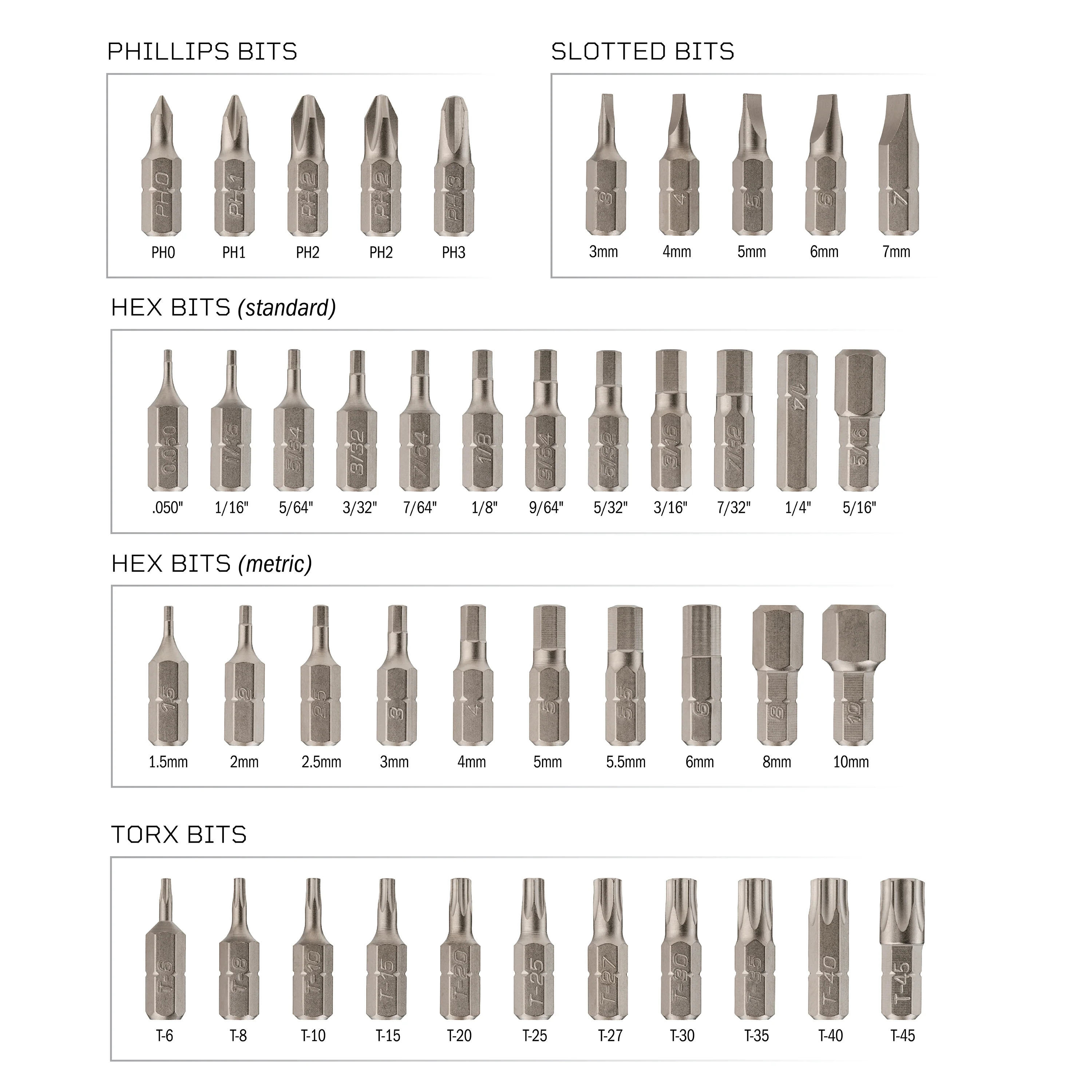 Benchtop Storage Base with 43 piece Bit Pack - Image 3